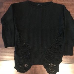 Asos Distressed Oversized Sweater